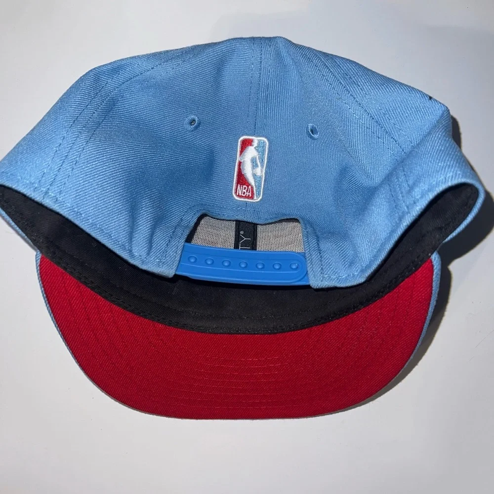 NBA Chicago Bulls SnapBack Cap | North Carolina Blue, Bold Team Graphic Design - Picture 5 of 8